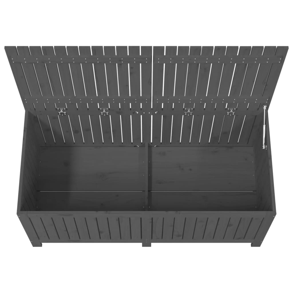 Boîte de rangement de jardin Gris 147x68x64 cm Bois de pin