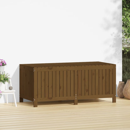 Boîte de rangement de jardin Marron miel 147x68x64 cm Bois pin