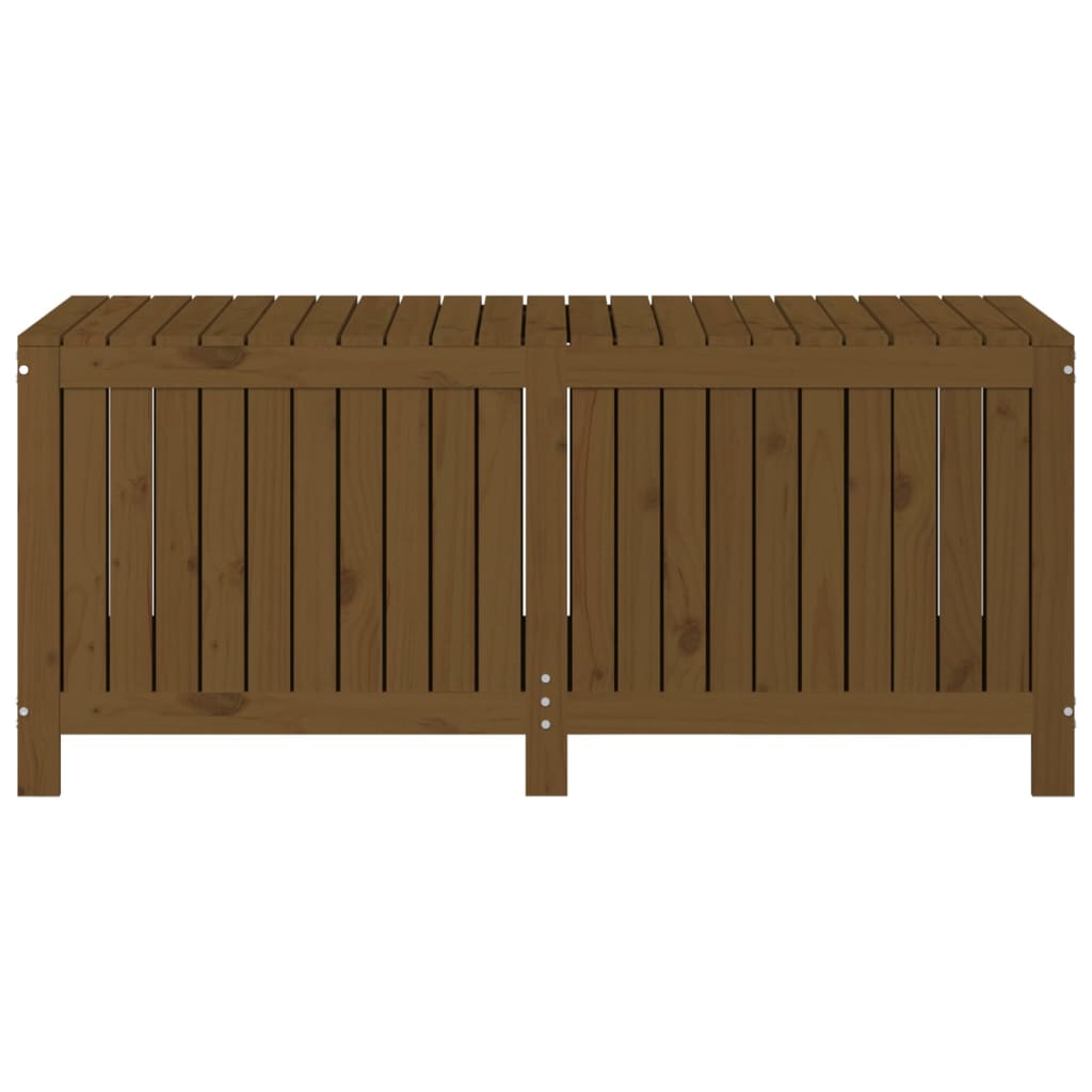 Boîte de rangement de jardin Marron miel 147x68x64 cm Bois pin