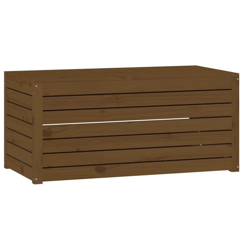 Boîte de jardin marron miel 101x50,5x46,5 cm bois massif de pin