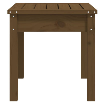 Honey brown garden bench 50x44x45 cm solid pine wood