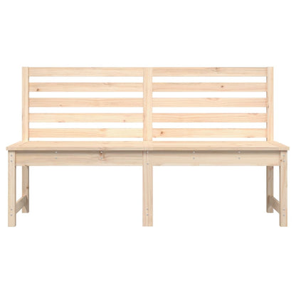 Banc de jardin 157,5 cm bois massif de pin