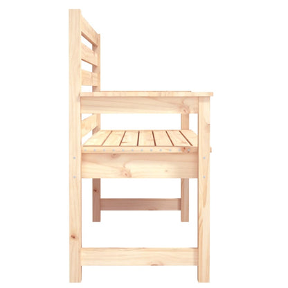 Banc de jardin 109x48x91,5 cm bois massif de pin