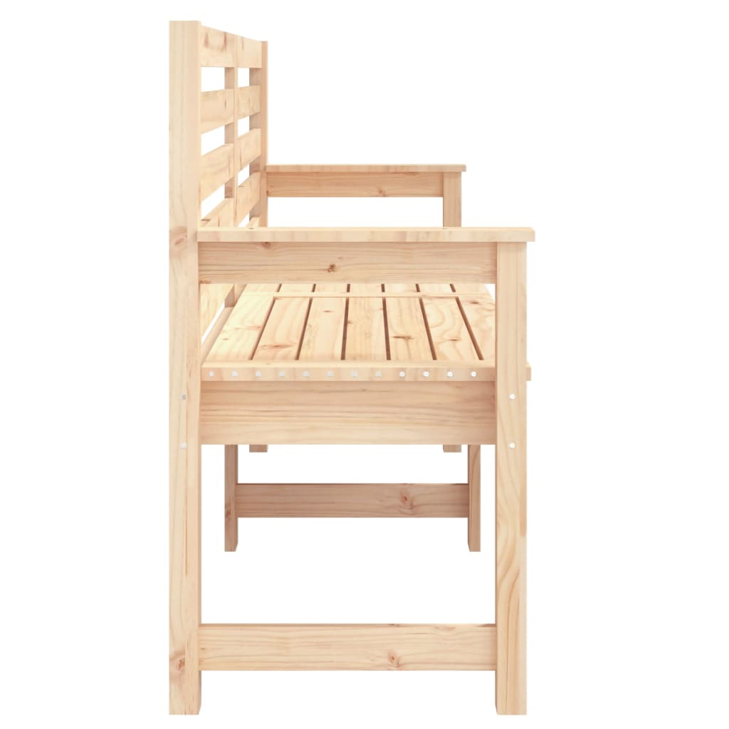 Banc de jardin 159,5x48x91,5 cm bois massif de pin