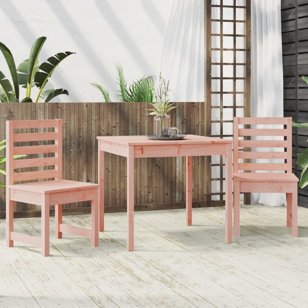 Ensemble de bistrot de jardin 3 pcs bois massif Douglas