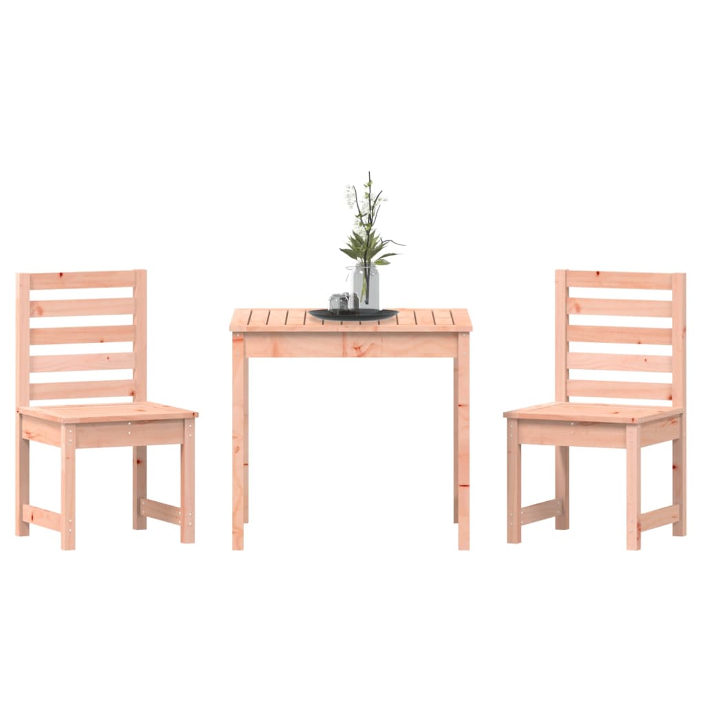 Ensemble de bistrot de jardin 3 pcs bois massif Douglas