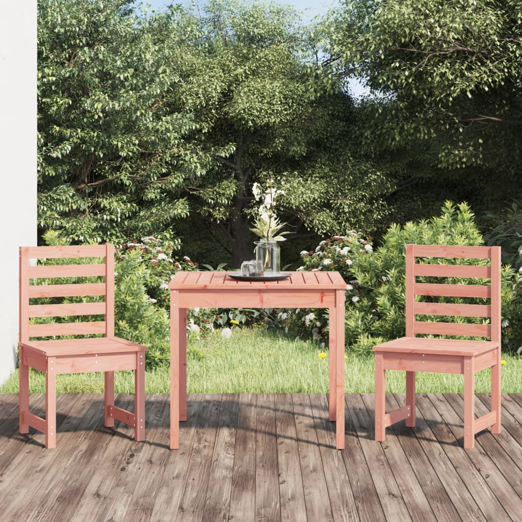 Ensemble de bistrot de jardin 3 pcs bois massif Douglas