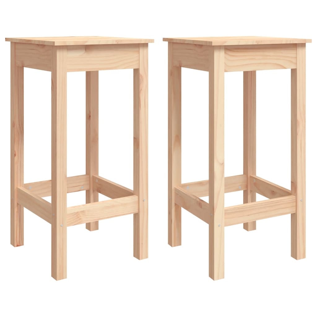 Ensemble de bar de jardin 3 pcs bois de pin massif