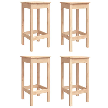 Ensemble de bar de jardin 5 pcs bois de pin massif