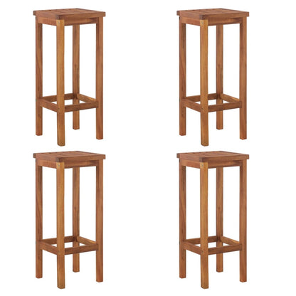 Ensemble de bar de jardin 5 pcs bois d'acacia solide