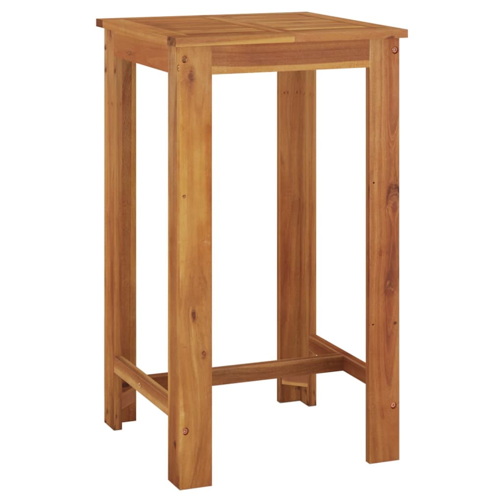 Ensemble de bar de jardin 3 pcs bois d'acacia solide