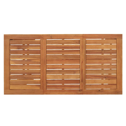 Ensemble de bar de jardin 5 pcs bois d'acacia solide