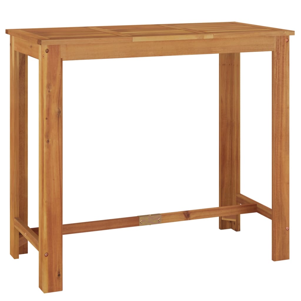 Ensemble de bar de jardin 5 pcs bois d'acacia solide