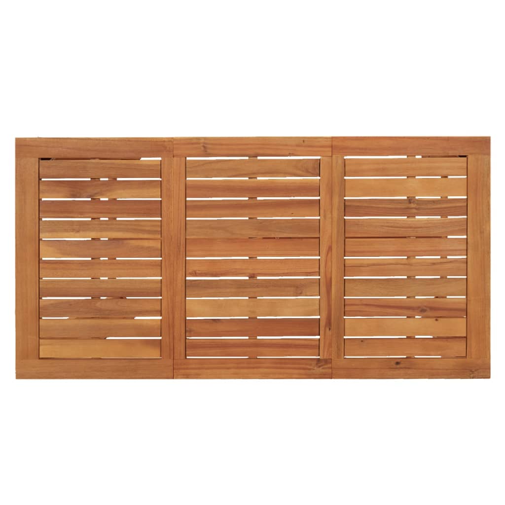 Ensemble de bar de jardin 5 pcs bois d'acacia solide