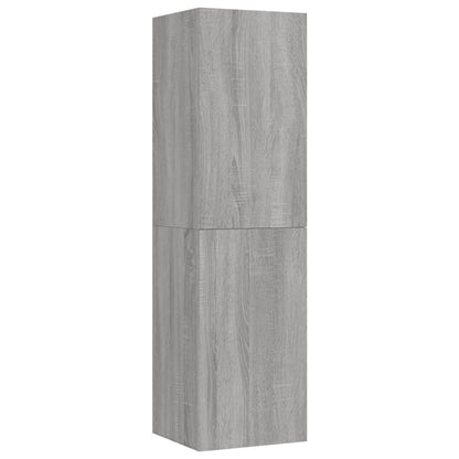 Meubles TV muraux 2 pcs Sonoma gris 30,5x30x110 cm