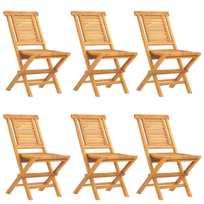 Ensemble à manger de jardin 7 pcs Bois de teck solide