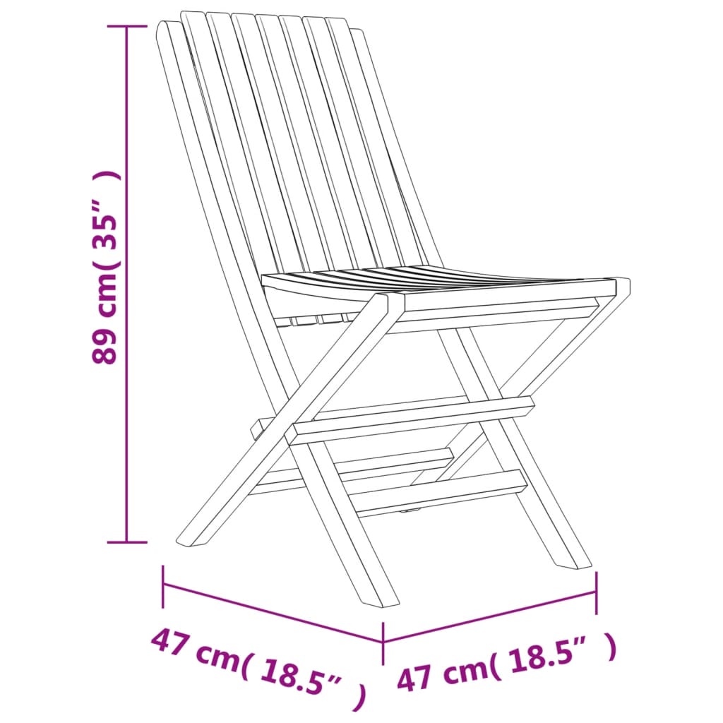 Ensemble à manger de jardin 7 pcs Bois de teck solide