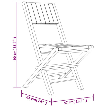 Ensemble à manger de jardin 5 pcs Bois de teck massif