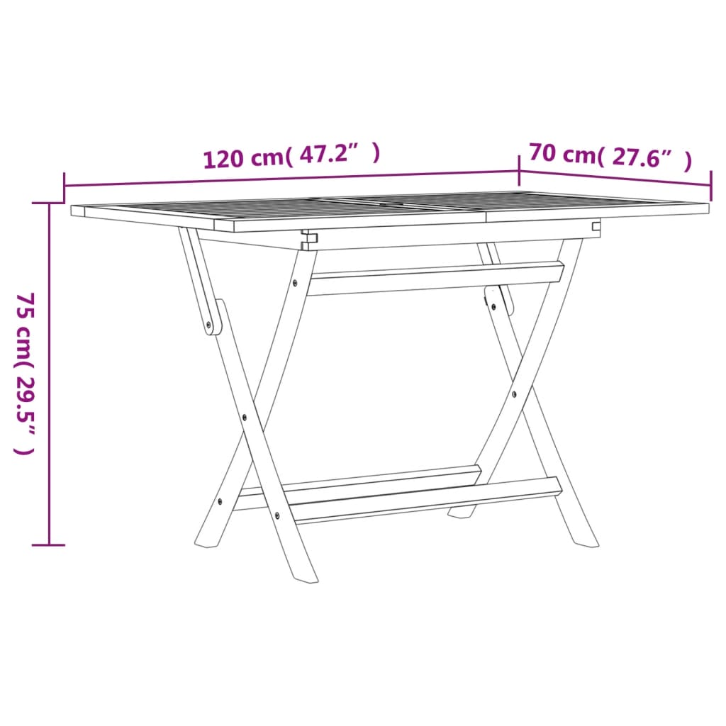 Ensemble à manger de jardin 7 pcs Bois de teck solide