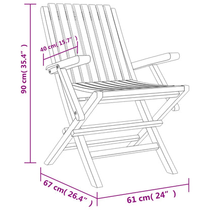 Ensemble à manger de jardin 5 pcs Bois de teck massif