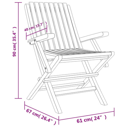 Ensemble à manger de jardin 5 pcs Bois de teck massif