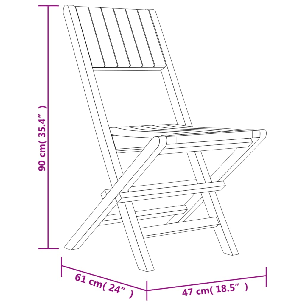 Ensemble à manger de jardin 5 pcs Bois de teck massif