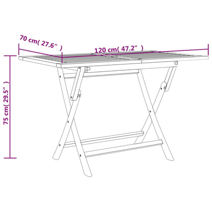 Salon de jardin 5 pcs gris bois de teck massif