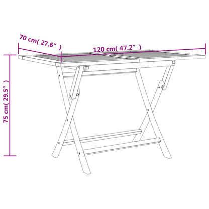 Salon de jardin 7 pcs gris bois de teck solide