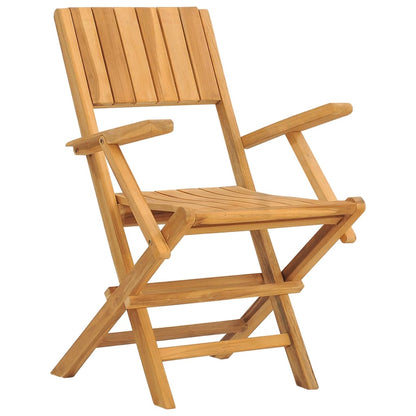 Chaises de jardin pliantes lot de 4 55x61x90cm bois massif teck