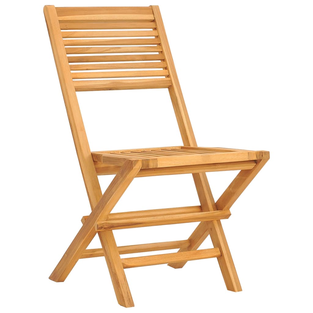 Chaises de jardin pliantes lot de 6 47x62x90cm bois massif teck