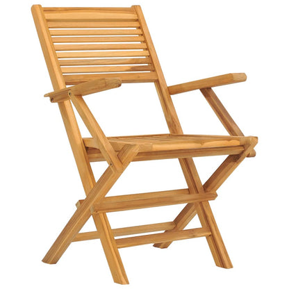 Chaises de jardin pliantes lot de 4 55x62x90cm bois massif teck