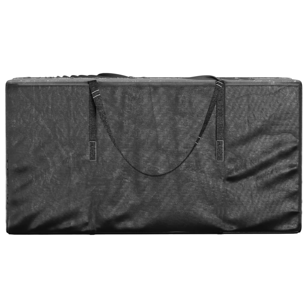 Sacs de rangement pour coussins de jardin 2 pcs noir