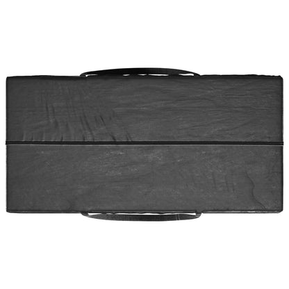 Sacs de rangement pour coussins de jardin 2 pcs noir