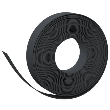 Garden edging 2 pcs black 10 m 10 cm polyethylene