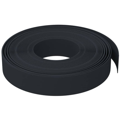 Garden edging 2 pcs black 10 m 10 cm polyethylene