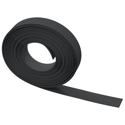 Garden edging 2 pcs black 10 m 10 cm polyethylene