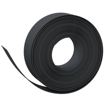 Black garden edging 10 m 15 cm polyethylene