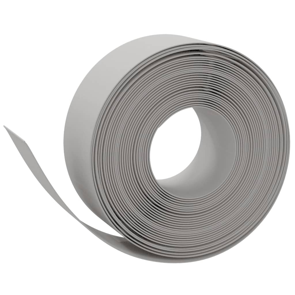 Garden edging Grey 10 m 20 cm polyethylene