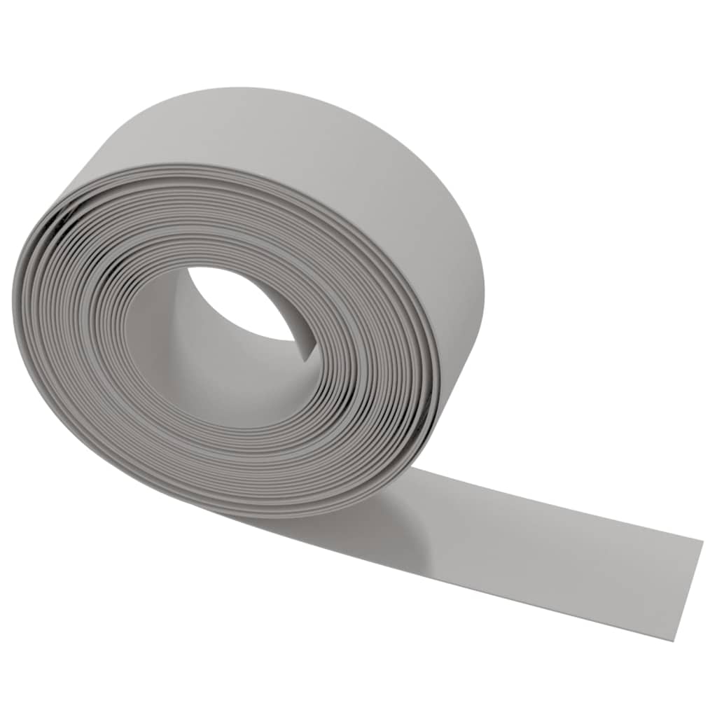 Garden edging Grey 10 m 20 cm polyethylene