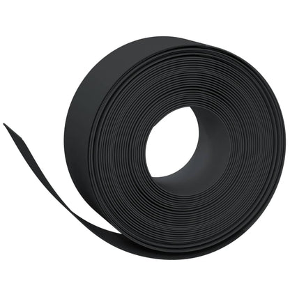 Black garden edging 10 m 20 cm polyethylene