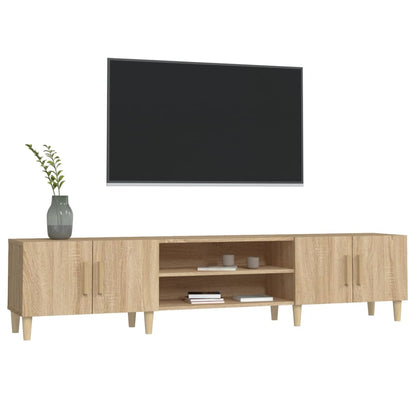 Meubles TV chêne sonoma 180x31,5x40 cm bois d'ingénierie