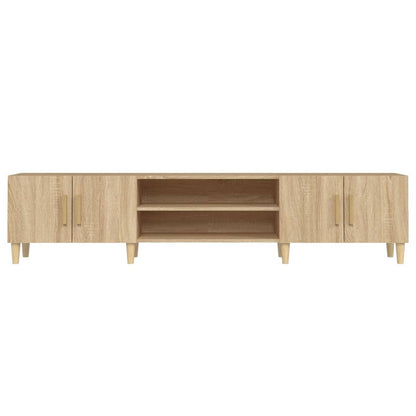 Meubles TV chêne sonoma 180x31,5x40 cm bois d'ingénierie