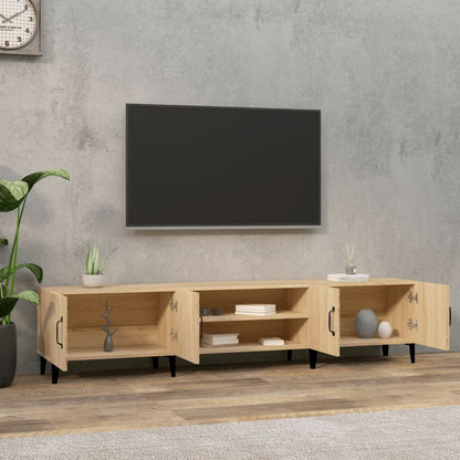 Meubles TV chêne sonoma 180x31,5x40 cm bois d'ingénierie