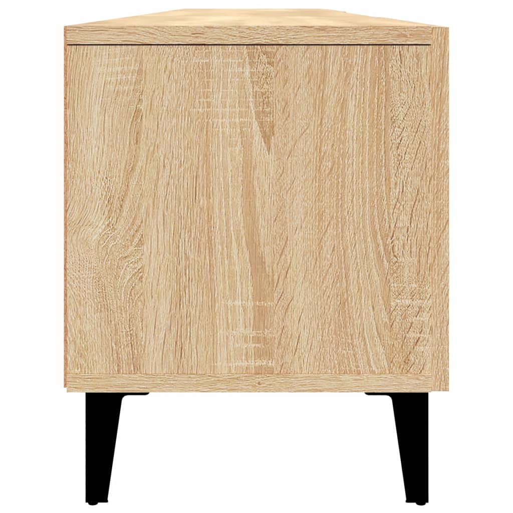 Meubles TV chêne sonoma 180x31,5x40 cm bois d'ingénierie