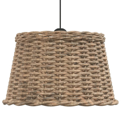 Brown ceiling lampshade Ø45x28 cm wicker