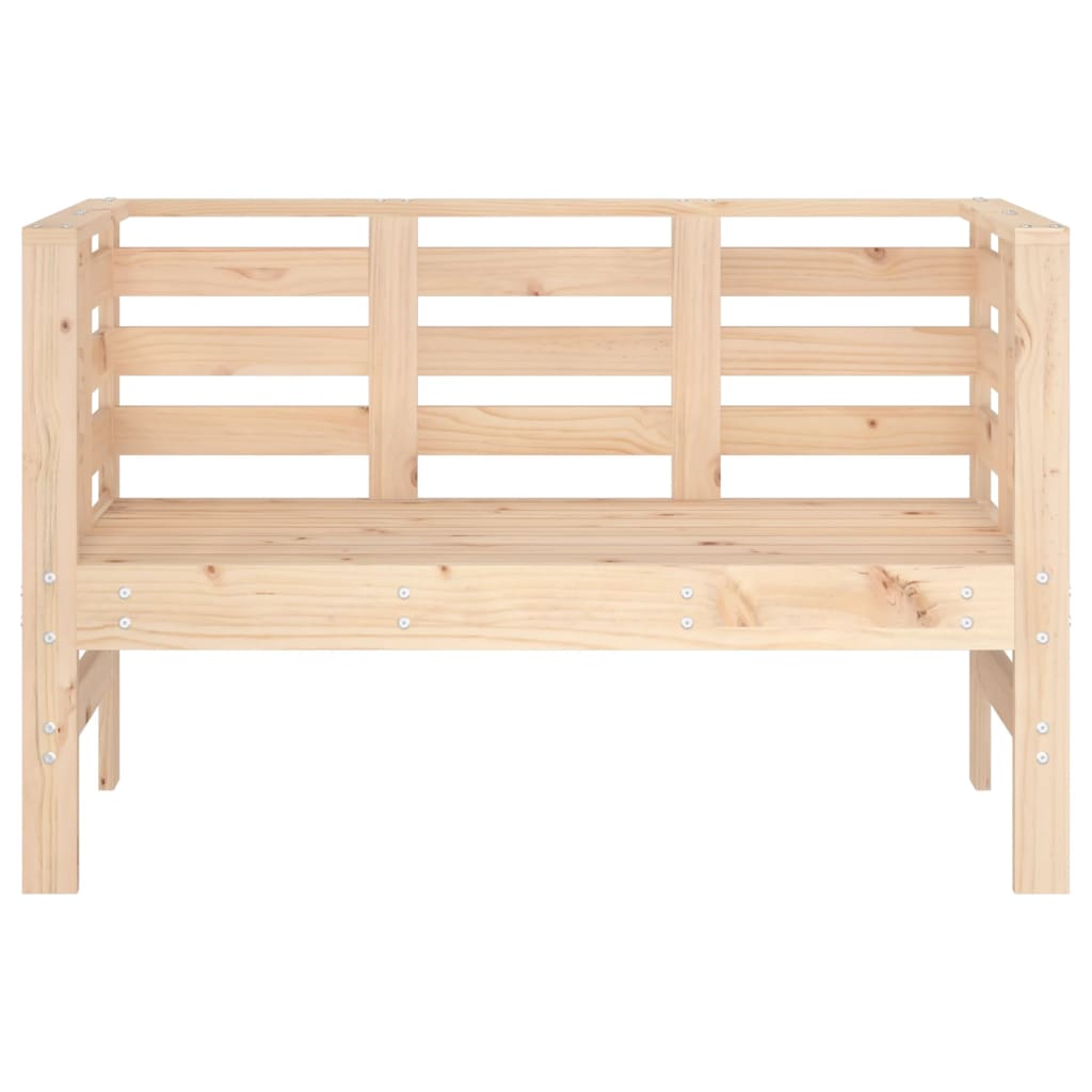 Banc de jardin 111,5x53x71 cm bois massif de pin