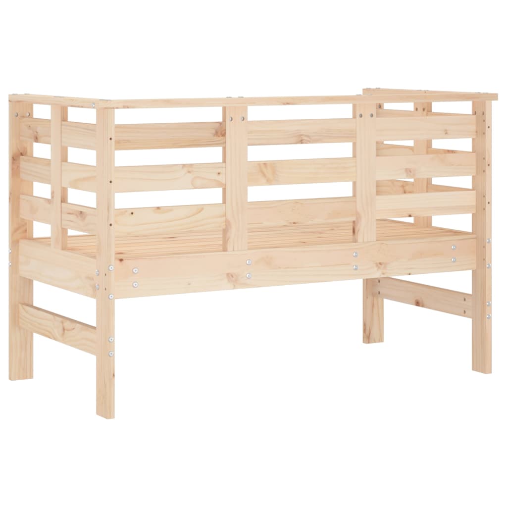 Banc de jardin 111,5x53x71 cm bois massif de pin