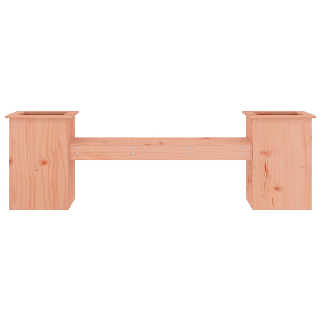 Banc avec jardinières 184,5x39,5x56,5cm bois massif de douglas