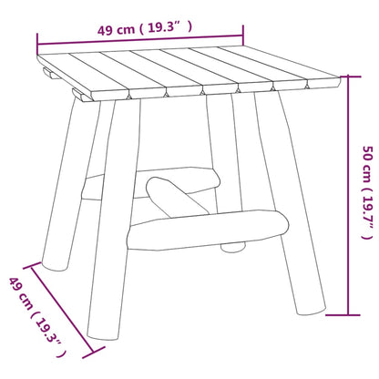 Ensemble de salon de jardin 3 pcs bois massif d'épicéa