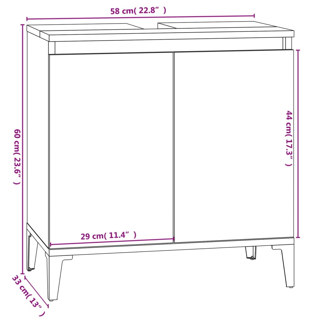 Ensemble de meubles salle de bain 3 pcs blanc bois d'ingénierie